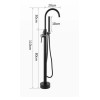 Напольный смеситель для ванны Deco ORTIS BRONZE