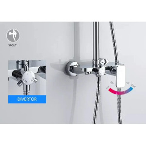 Душова система Lamber 211-22 хром. Photo 2