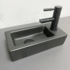 Умывальник подвесной VBI KOMO L BLACK MATT черный