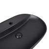 Умивальник накладний Qtap Scorpio 610x400x120 мм чорний
