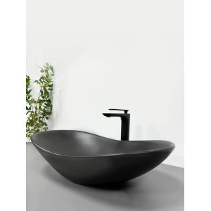 Умивальник накладний VBI Turin Black Matt чорний. Photo 3