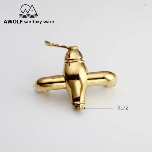 Змішувач для біде Lamber AWOLF 567-8 золото. Photo 2
