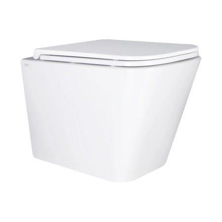 Унитаз подвесной Qtap Tern с сиденьем Slim Duroplast Soft-close Quick relase белый