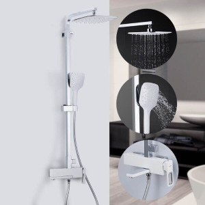 Душова система Lamber G2417-8 Білий Хром