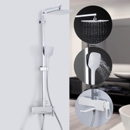 Душова система Lamber G2417-8 Білий Хром