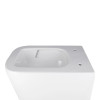 Унитаз подвесной Qtap Crow с сиденьем Slim Duroplast Soft-close Quick relase белый