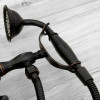 Смеситель для ванны Rea Vintage old black retro