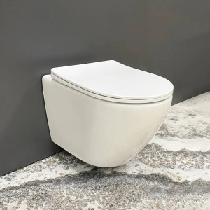 Унітаз підвісний VBI Capri White soft-close дюропласт