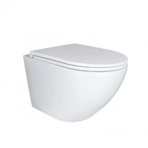 Унітаз підвісний Qtap Robin Ultra Quiet з сидінням Slim Duroplast Soft-close Quick relase білий