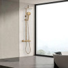Душевая система Yoka Oman 25 Therm Gold с термостатом золото