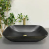 Умывальник накладной VBI AVEZZANO Black Matt черный