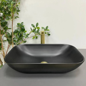 Умивальник накладний VBI AVEZZANO Black Matt чорний. Photo 3