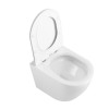 Унитаз подвесной Qtap Robin Ultra Quiet с сиденьем Slim Duroplast Soft-close Quick relase белый