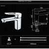 Смеситель для умывальника Lamber 15433