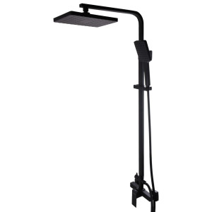 Душевая система из нержавеющей стали Globus Lux SICILIA SBQ-SH-125-BB черная