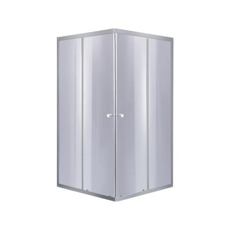Душевая кабина Lidz Wawel раздвижная тонированное стекло 80x80 сатин