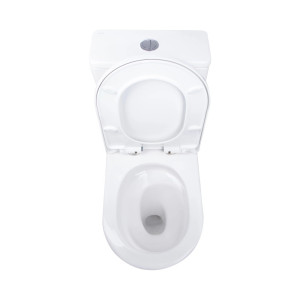 Унітаз підлоговий Qtap Swan Ultra Quiet сидіння Slim Duroplast Soft-close Quick relase білий. Photo 2