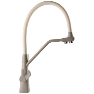 Смеситель для кухни с подключением к фильтру Globus Lux GLLR-0700-L-04-06 Бежевый. Photo 2