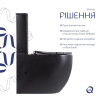 Унитаз напольный Qtap Robin черный матовый