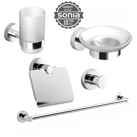 Набір аксесуарів для ванної SONIA ASTRAL KIT (5 предметів) хром