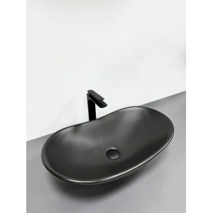 Умивальник накладний VBI Turin Black Matt чорний. Photo 2