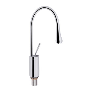 Змішувач для умивальника Qtap 1066H103C високий хром