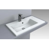 Умивальник врізний під стільницю Fancy Marble Josefine 700 білий