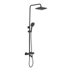 Душевая система Globus Lux Termostatic Q GLM-0041T-BB черная