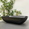 Умывальник накладной VBI AVEZZANO Black Matt черный