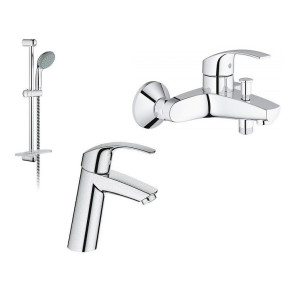 Набір змішувачів для ванни GROHE EUROSMART хром