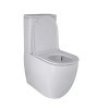 Унитаз напольный Qtap Robin Ultra Quiet сиденье Slim Duroplast Soft-close Quick relase белый