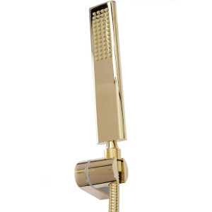 Змішувач для ванни і душа Rea Fenix Gold золото. Photo 2