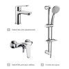 Комплект смесителей 3 в 1 Lamber 90050