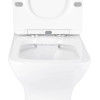 Унитаз напольный Qtap Aries Rimless сиденье Slim Duroplast Soft-close Quick relase белый