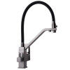 Смеситель для кухни с подключением фильтрованной воды Globus Lux LAZER GLLR-0900-11-01 Черный