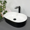 Умывальник накладной VBI Verona 50 Black White черный