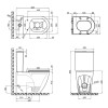 Унитаз напольный Qtap Robin Rimless сиденье Slim Duroplast Soft-close Quick relase белый