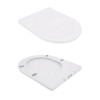 Унитаз подвесной Qtap Jay Ultra Quiet с сиденьем Slim Duroplast Soft-close Quick relase белый