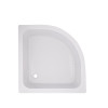 Душевая кабина Lidz Latwa раздвижная тонированное стекло 90x90 с поддоном сатин