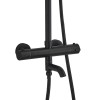 Душевая система Globus Lux Termostatic R GLA-0041T-BB черная