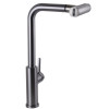 Смеситель для кухни Globus Lux ALPEN SBT1-2044-GP из нержавеющей стали графит