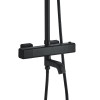 Душевая система Globus Lux Termostatic Q GLM-0041T-BB черная