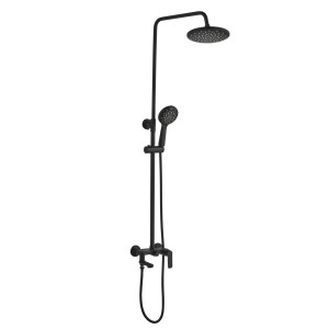 Душевая система Globus Lux GLA-0002N-10-BB черная
