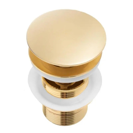Донный клапан клик-клак Yoka Click-clack Gold золотой