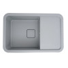 Гранітна мийка для кухні 7850 CUBE матова Шоколад