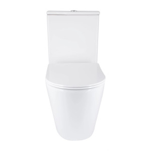 Унітаз підлоговий Qtap Vlasta Ultra Quiet сидіння Slim Duroplast Soft-close Quick relase білий. Photo 2