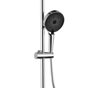 Душова система Qtap Sloup Chrome термостатична на два споживача хром. Photo 2