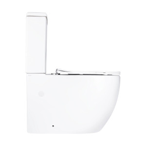 Унітаз підлоговий Qtap Grand Ultra Quiet сидіння Slim Duroplast Soft-close Quick relase білий. Photo 2