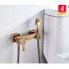 Смеситель для биде Lamber 422561 бронза