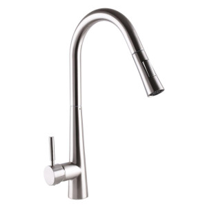 Змішувач для кухні Globus Lux LAZER GLLR-1033-StSTEEL сатін